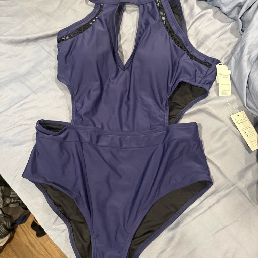 Cupshe Women's One Piece Swimsuit in Blue